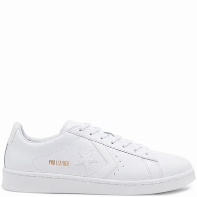 Converse Pro Leather Low-Top - Miesten Tennarit - Valkoinen